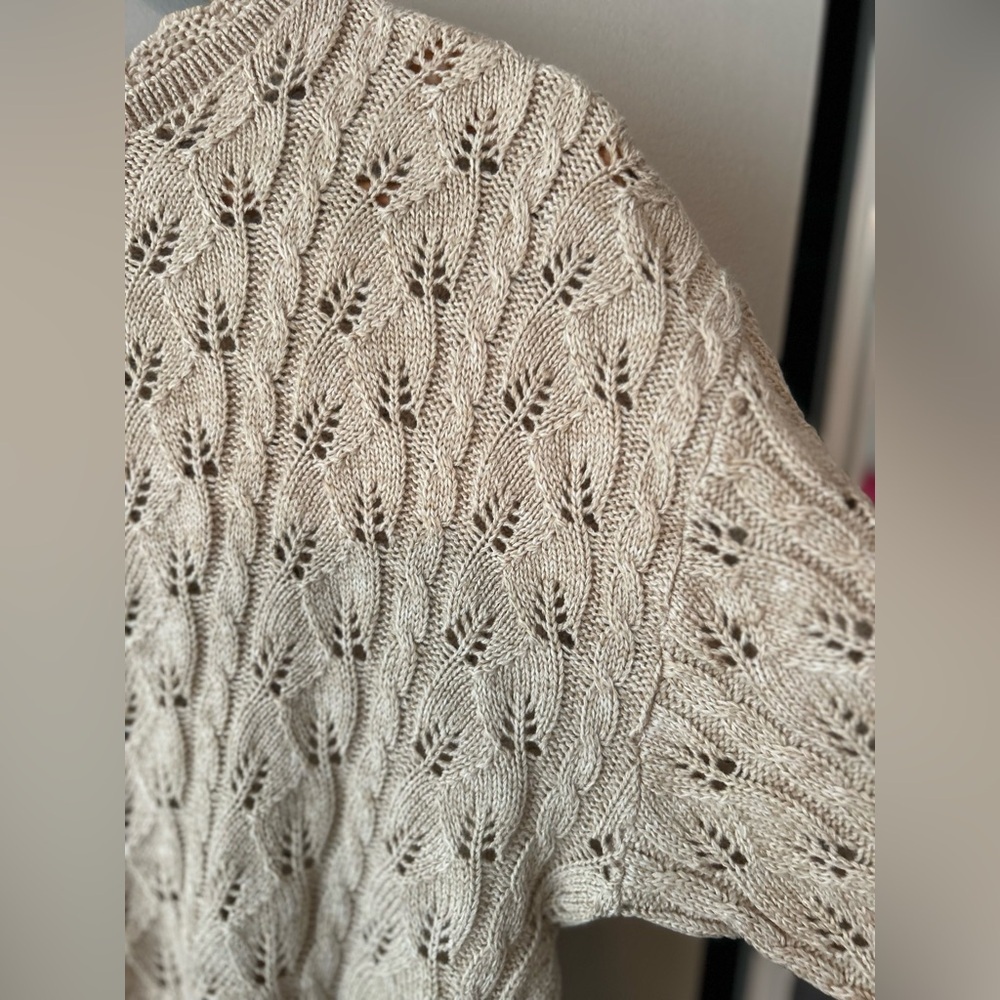 ✌️4/$20✌️ Tunic length open knit sweater - Picture 5 of 12